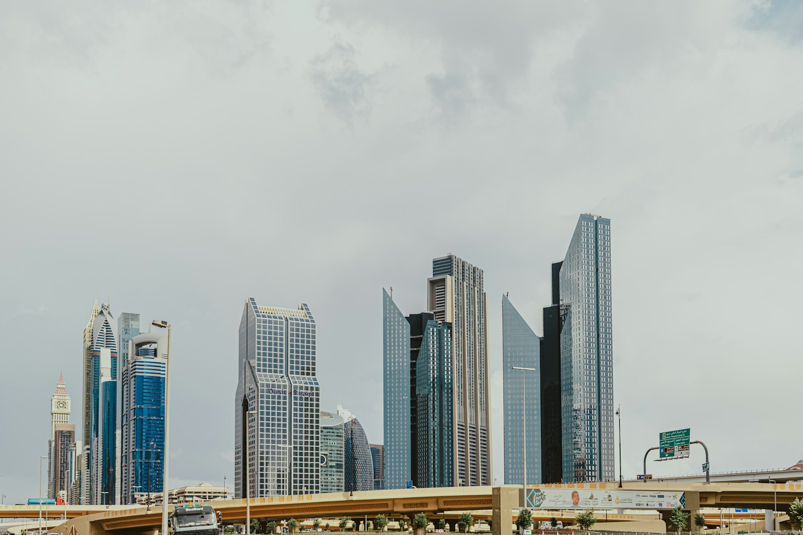 Modern city skyline